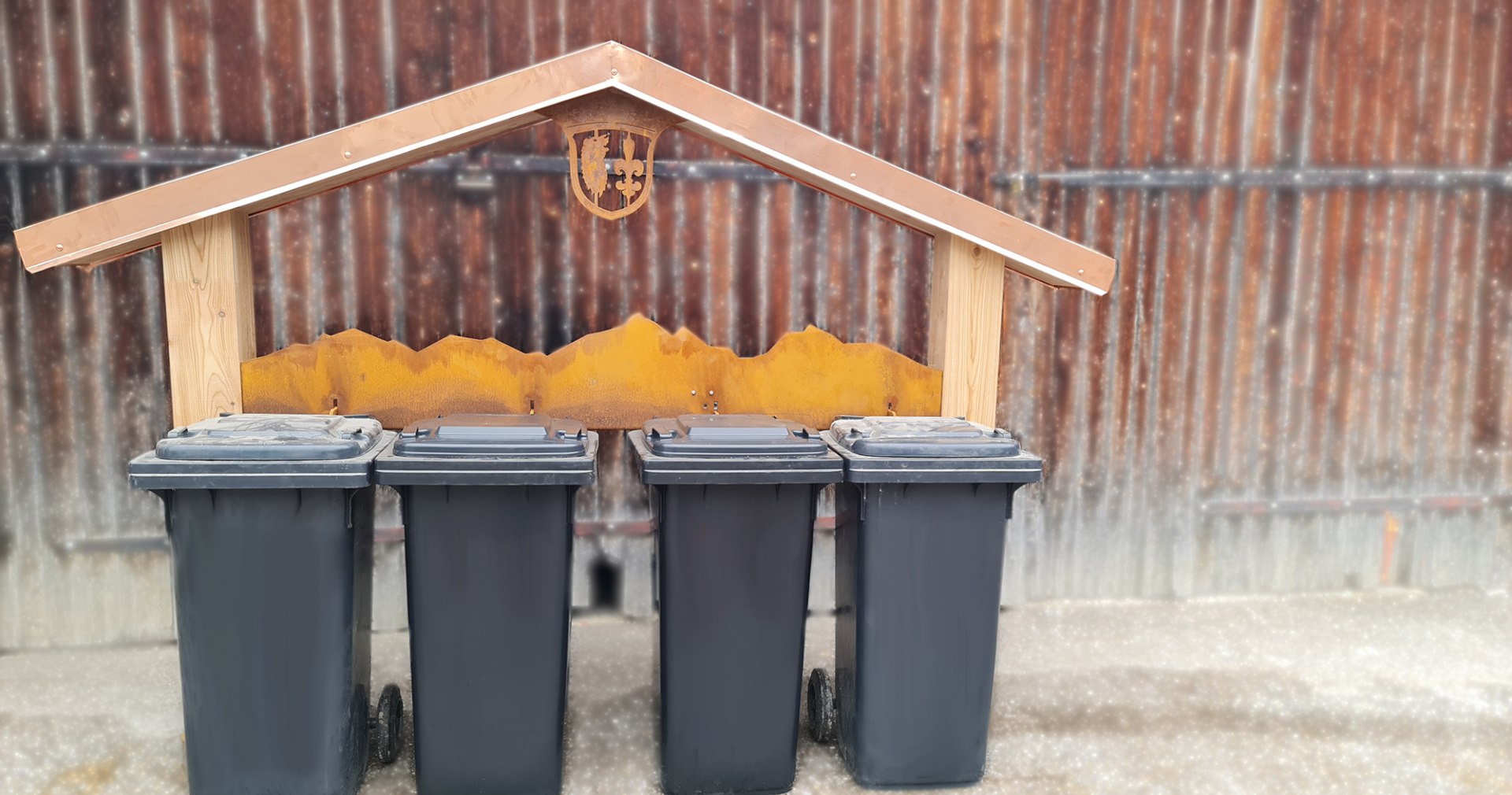 Aufgeräumt und Sauber - Müll gehört in die Tonne, © Gemeinde Grainau / E. Reindl
